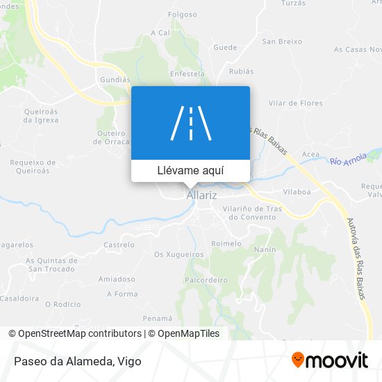 Mapa Paseo da Alameda