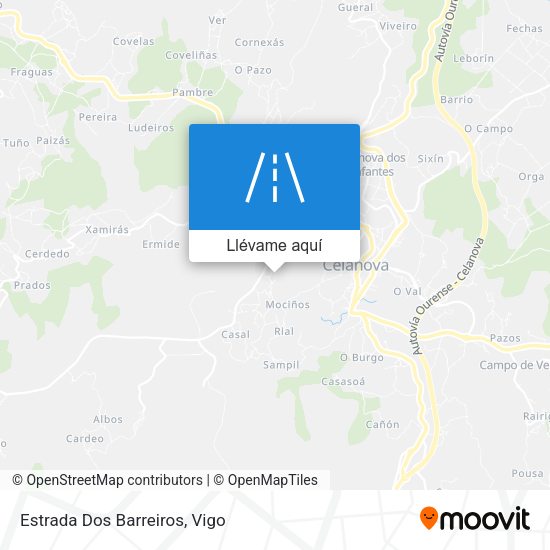 Mapa Estrada Dos Barreiros