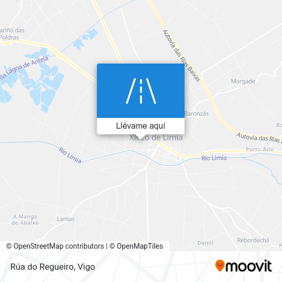 Mapa Rúa do Regueiro