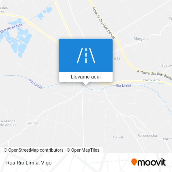 Mapa Rúa Rio Limia