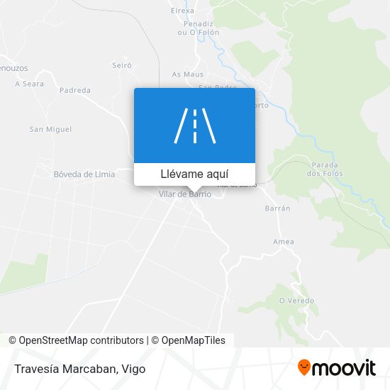 Mapa Travesía Marcaban