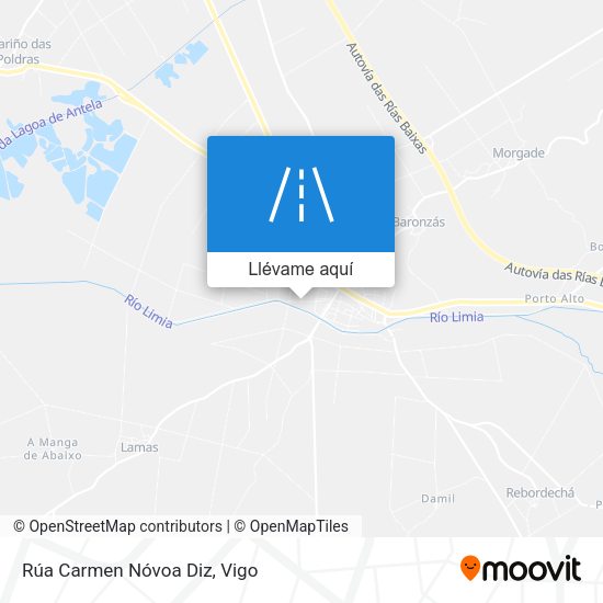 Mapa Rúa Carmen Nóvoa Diz