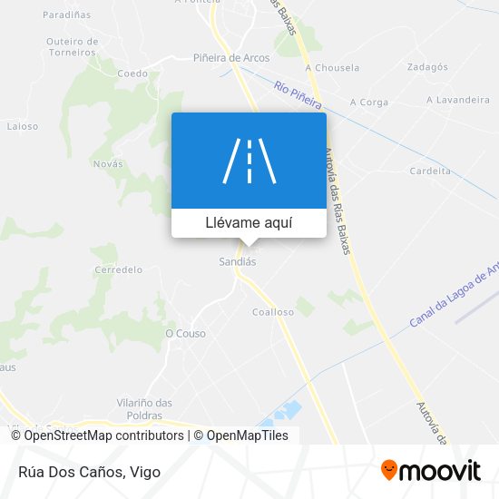 Mapa Rúa Dos Caños