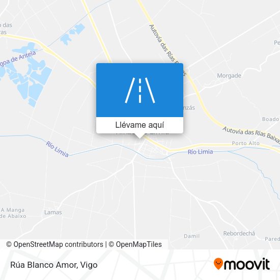 Mapa Rúa Blanco Amor