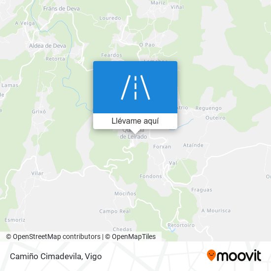 Mapa Camiño Cimadevila