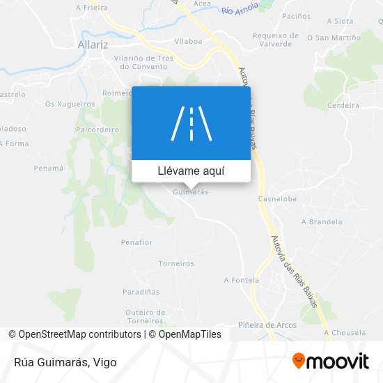 Mapa Rúa Guimarás