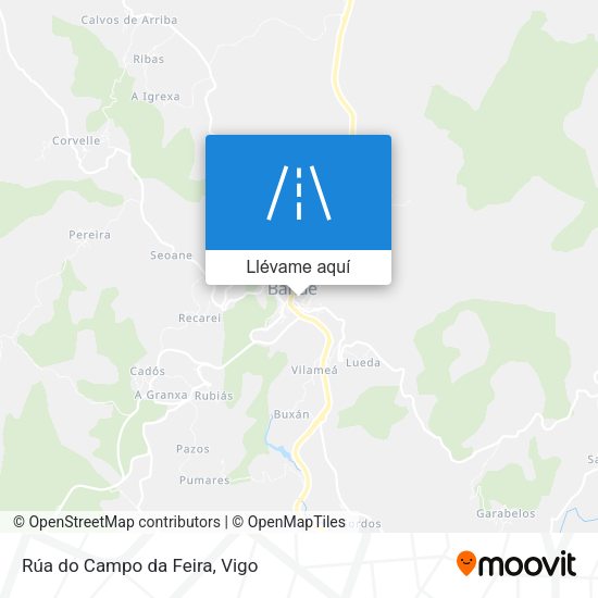 Mapa Rúa do Campo da Feira