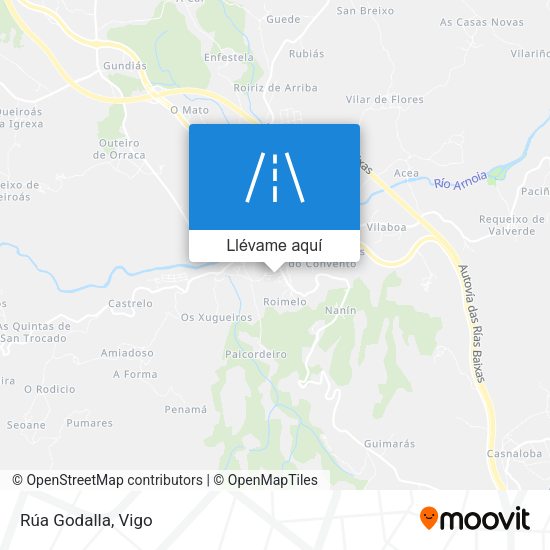 Mapa Rúa Godalla