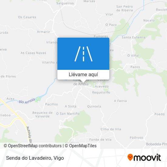 Mapa Senda do Lavadeiro