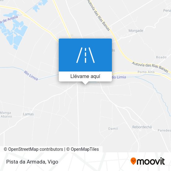 Mapa Pista da Armada