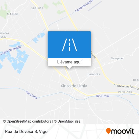 Mapa Rúa da Devesa B