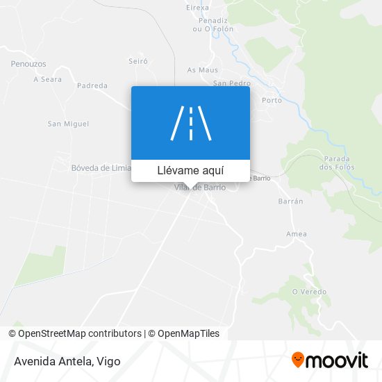 Mapa Avenida Antela