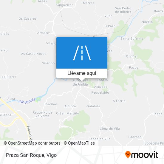 Mapa Praza San Roque