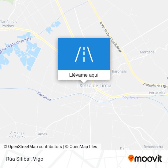 Mapa Rúa Sitibal