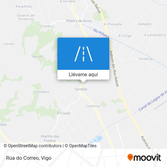 Mapa Rúa do Correo