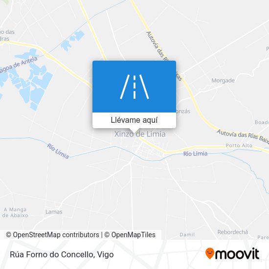 Mapa Rúa Forno do Concello