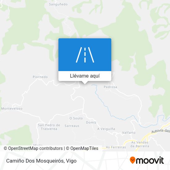 Mapa Camiño Dos Mosqueirós