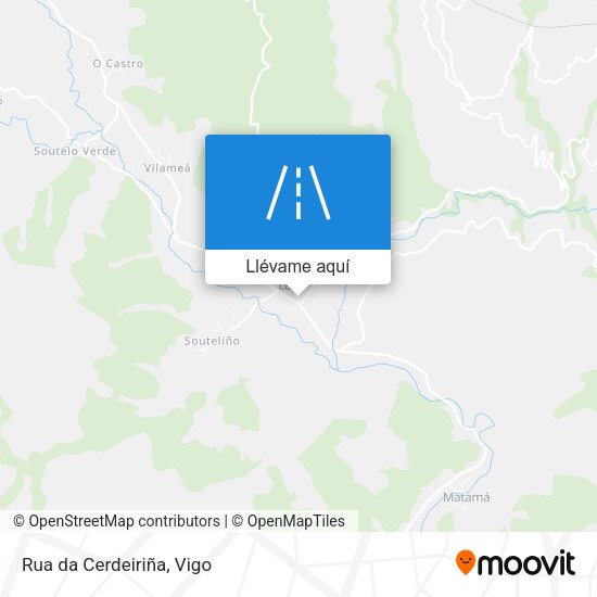 Mapa Rua da Cerdeiriña