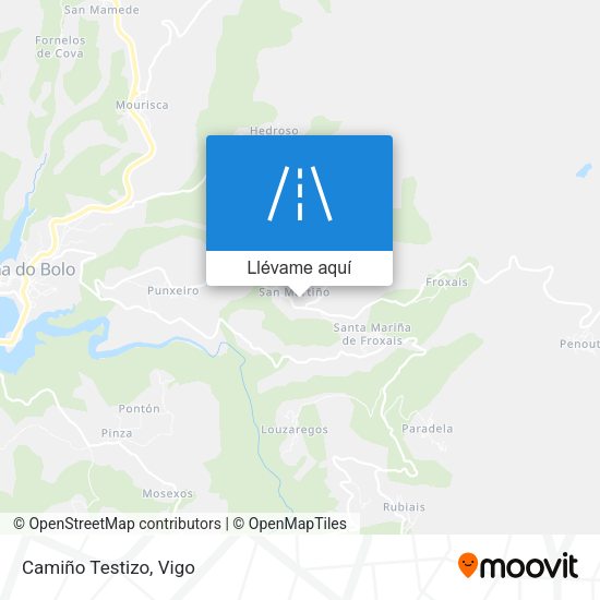Mapa Camiño Testizo