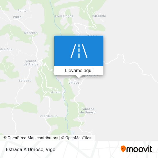 Mapa Estrada A Umoso
