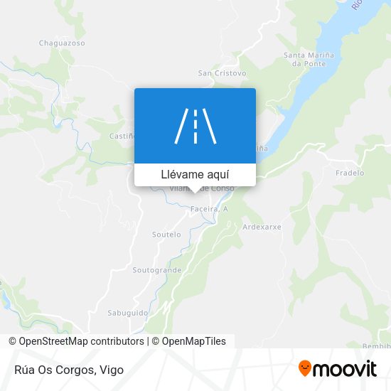 Mapa Rúa Os Corgos
