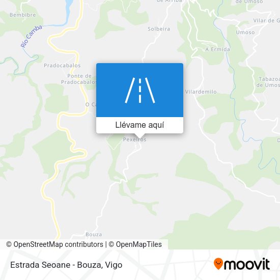 Mapa Estrada Seoane - Bouza