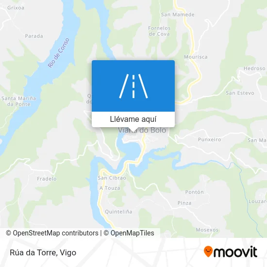 Mapa Rúa da Torre