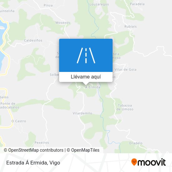 Mapa Estrada Á Ermida