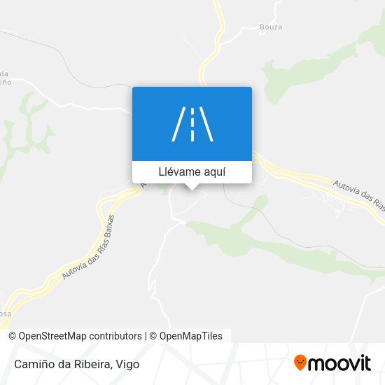 Mapa Camiño da Ribeira