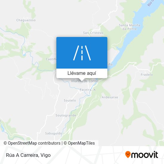 Mapa Rúa A Carreira