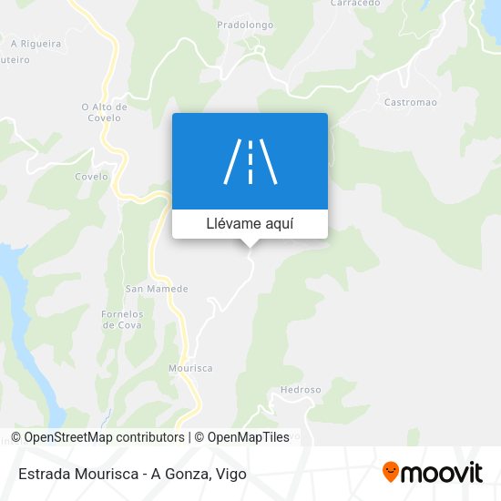 Mapa Estrada Mourisca - A Gonza