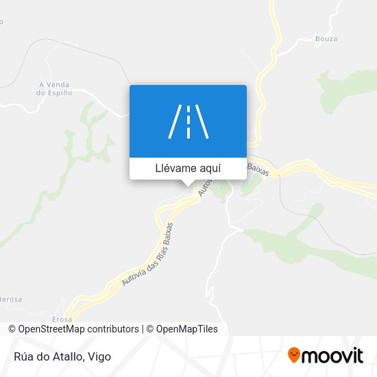Mapa Rúa do Atallo