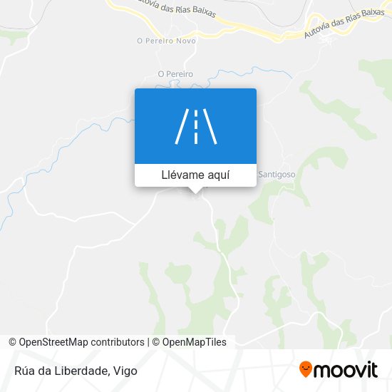 Mapa Rúa da Liberdade