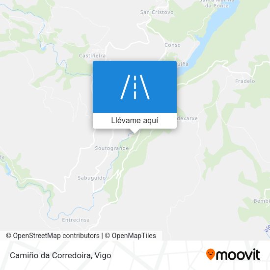 Mapa Camiño da Corredoira