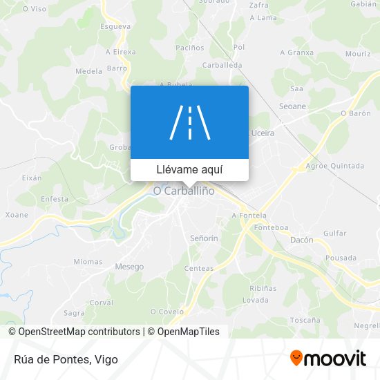 Mapa Rúa de Pontes