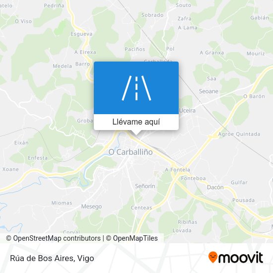 Mapa Rúa de Bos Aires