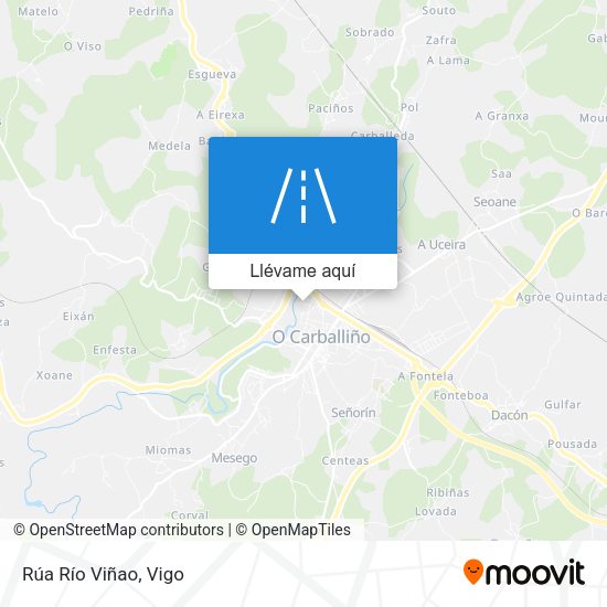 Mapa Rúa Río Viñao