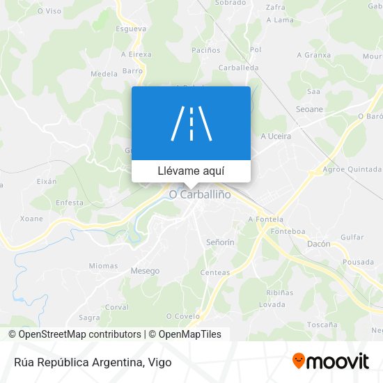 Mapa Rúa República Argentina