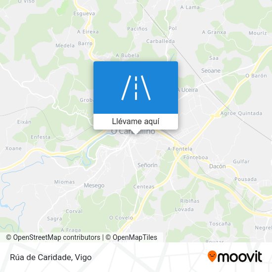 Mapa Rúa de Caridade