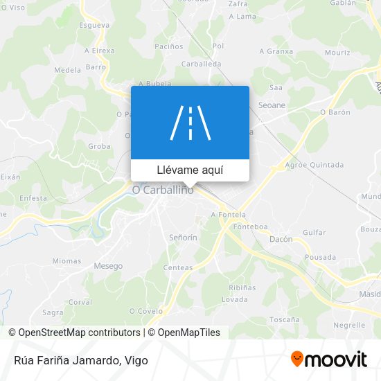 Mapa Rúa Fariña Jamardo