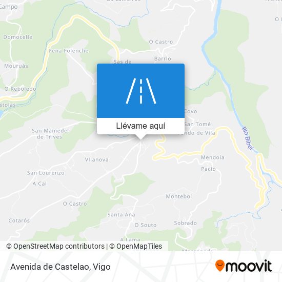 Mapa Avenida de Castelao