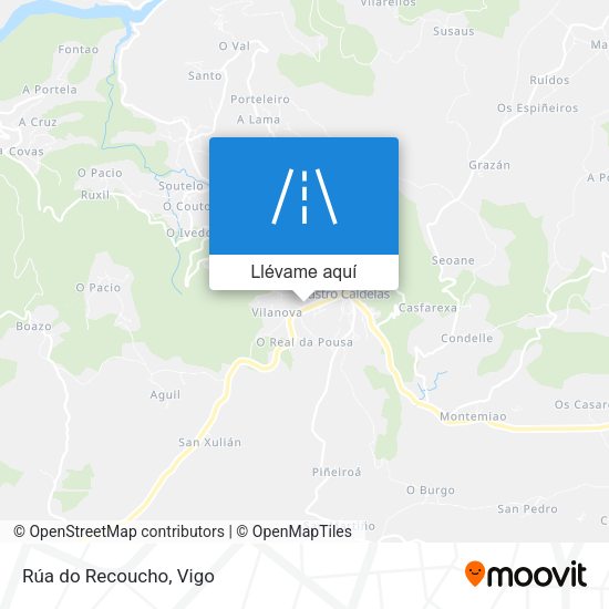 Mapa Rúa do Recoucho