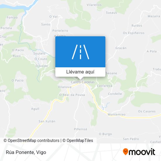 Mapa Rúa Ponente