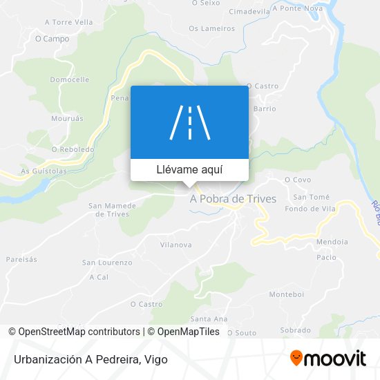 Mapa Urbanización A Pedreira