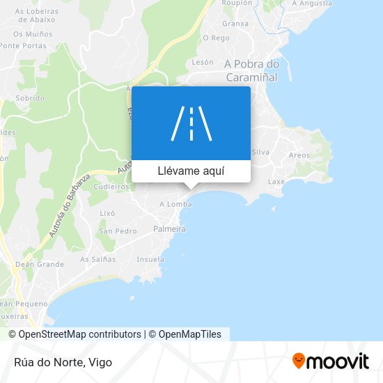 Mapa Rúa do Norte