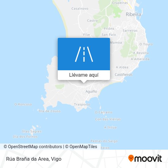 Mapa Rúa Braña da Area