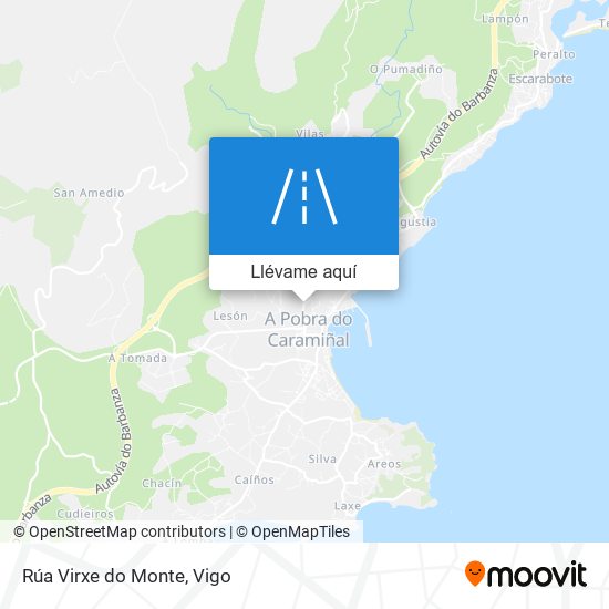 Mapa Rúa Virxe do Monte