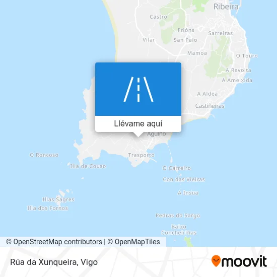 Mapa Rúa da Xunqueira