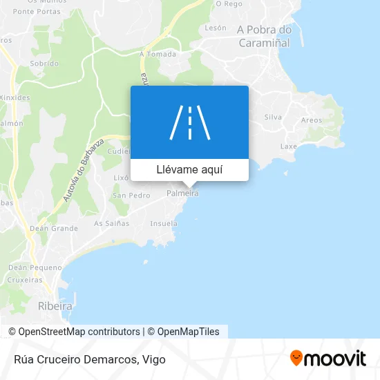 Mapa Rúa Cruceiro Demarcos