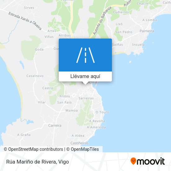 Mapa Rúa Mariño de Rivera